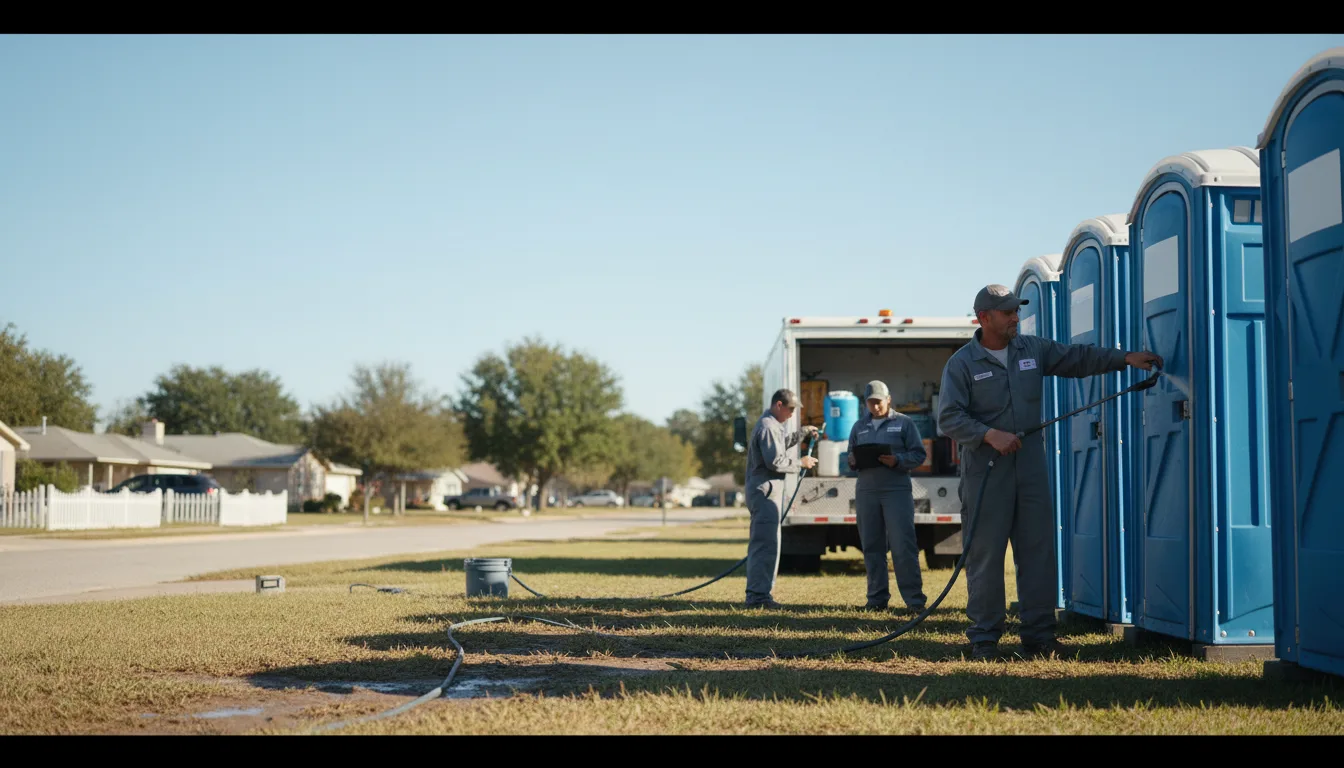 Long-Term Portable Toilet Rental in Rhodes, IA near me